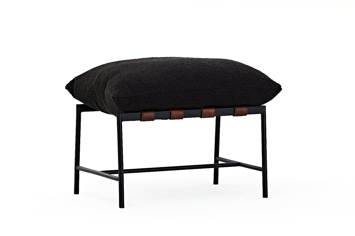 Foz Footstool (Charcoal)